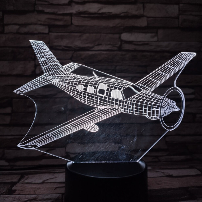 Repülő 7 színű 3D led lámpa