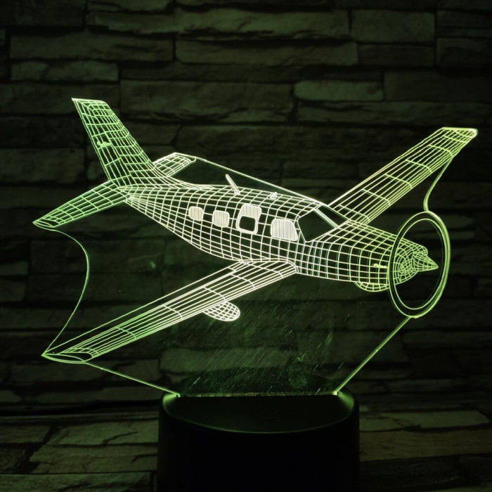 Repülő 7 színű 3D led lámpa