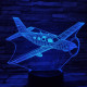 Repülő 7 színű 3D led lámpa