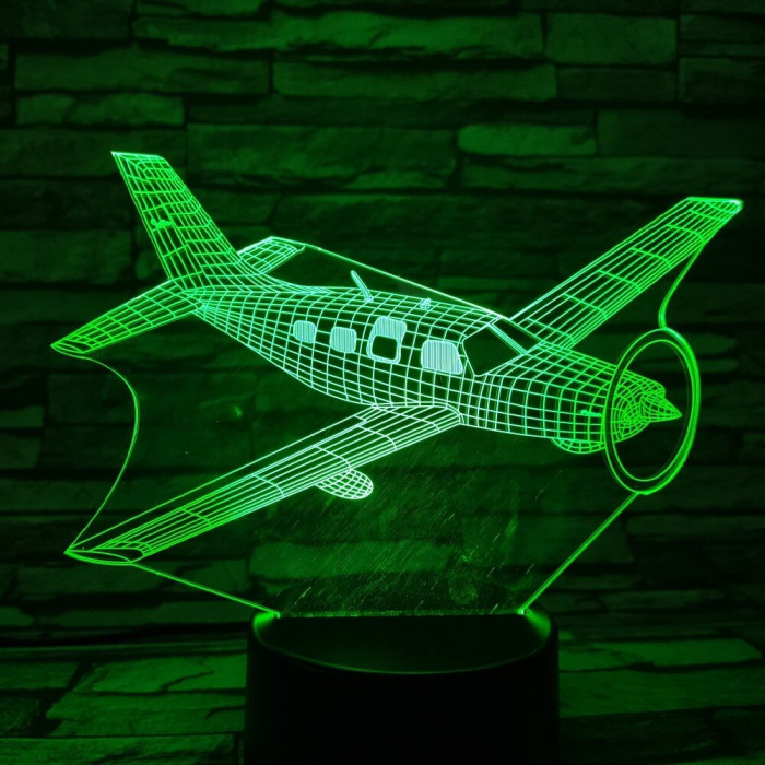 Repülő 7 színű 3D led lámpa