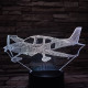 Piper PA-28 Repülőgép  7 színű 3D led lámpa
