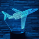 Repülő 3 7 színű 3D led lámpa