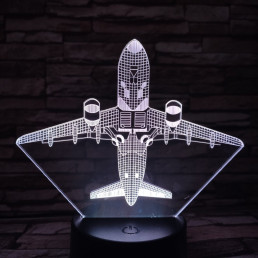Repülő 4 7 színű 3D led lámpa