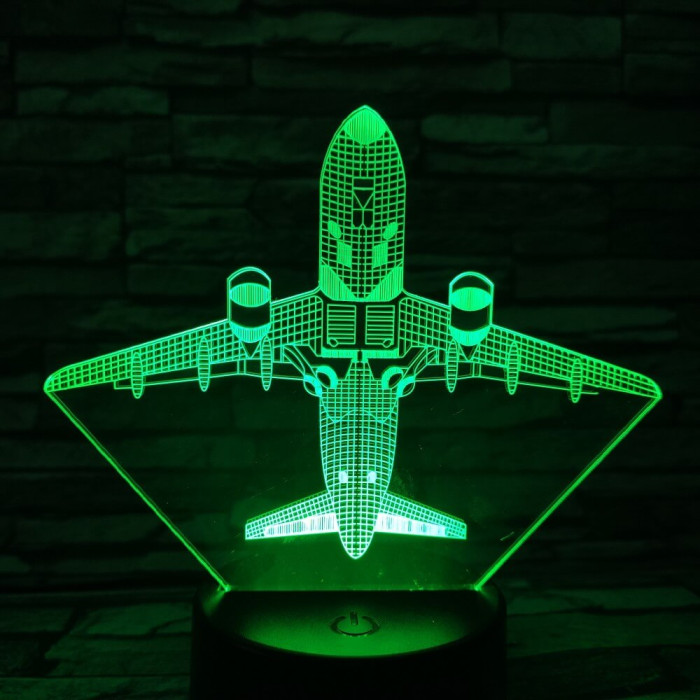 Repülő 4 7 színű 3D led lámpa