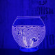 Akvárium 3D led lámpa