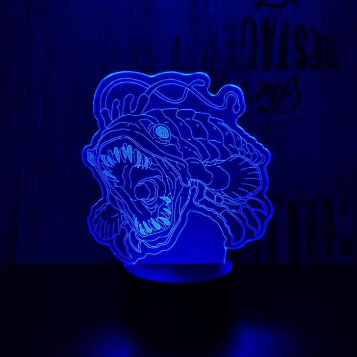 Naboo- i hal 7 színű 3D led lámpa