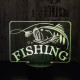 Fishing 3D 7 színű led lámpa