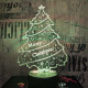 Karácsonyfa 3D led lámpa