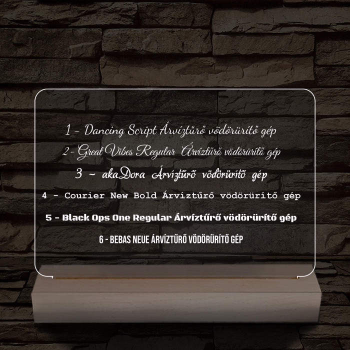 Hasznos Egyedi Nőnapi Fotós Ajándék 7 színű 3D led lámpa