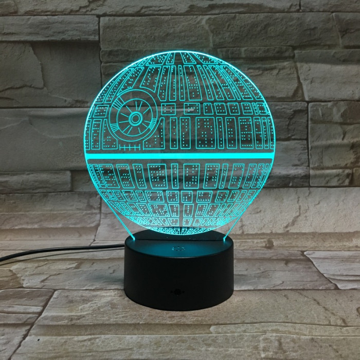 Csillag 7 színű led lámpa