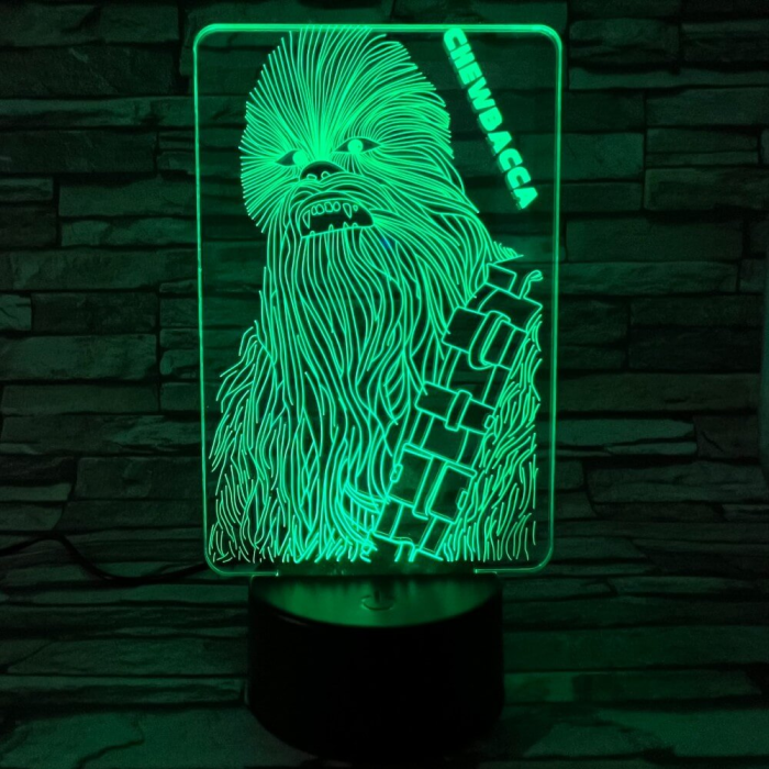 Wuki 3D led lámpa