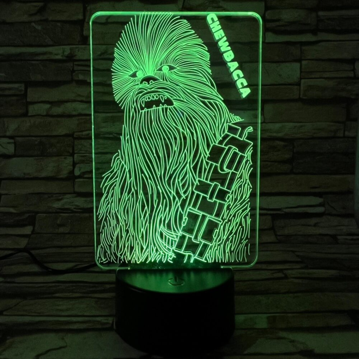 Wuki 3D led lámpa