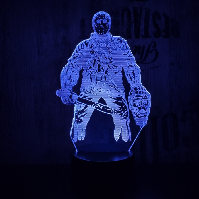 Arctalan 7 színű 3D led lámpa