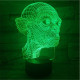 Smeagol 7 színű 3D led lámpa