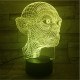 Smeagol 7 színű 3D led lámpa