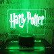 Harry Potter 7 színű 3D led lámpa