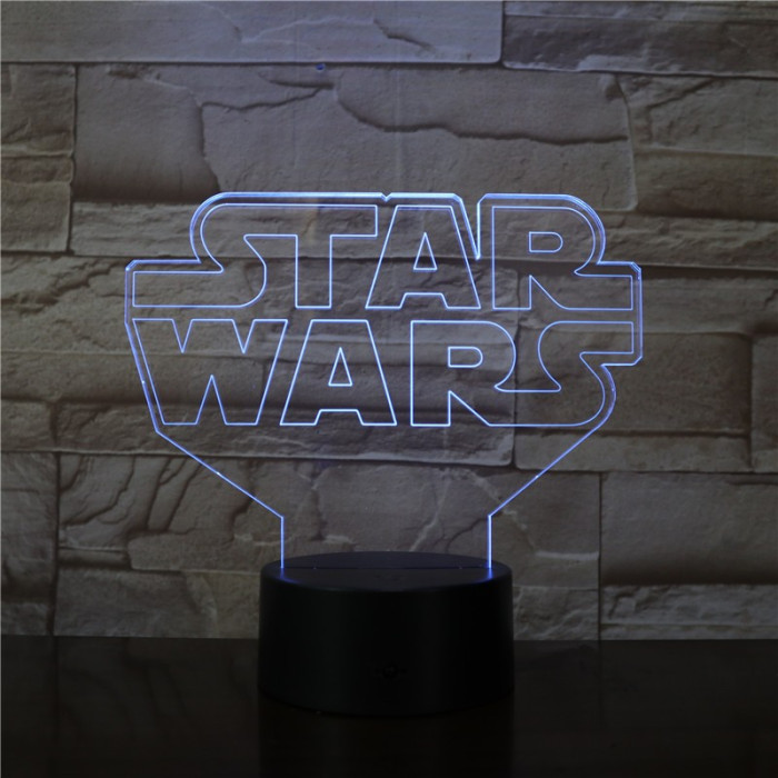Star Wars 3D led lámpa