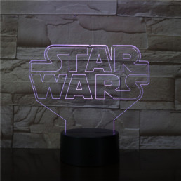 Star Wars 3D led lámpa