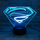 SMan 7 színű 3D led lámpa