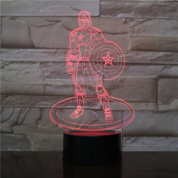 A Kapitány 3D led lámpa