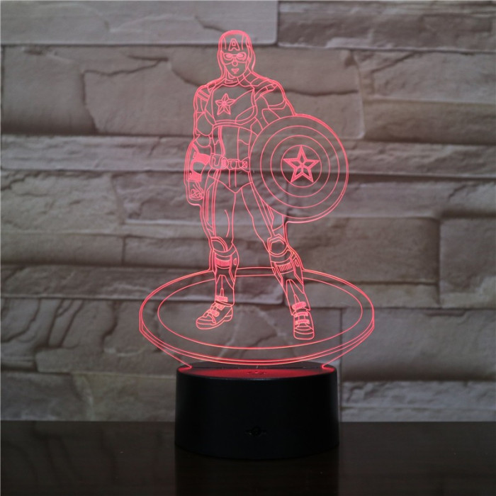 A Kapitány 3D led lámpa