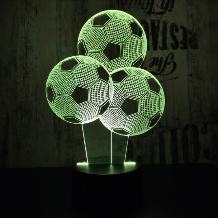 Foci Lufi 7 színű 3D led lámpa