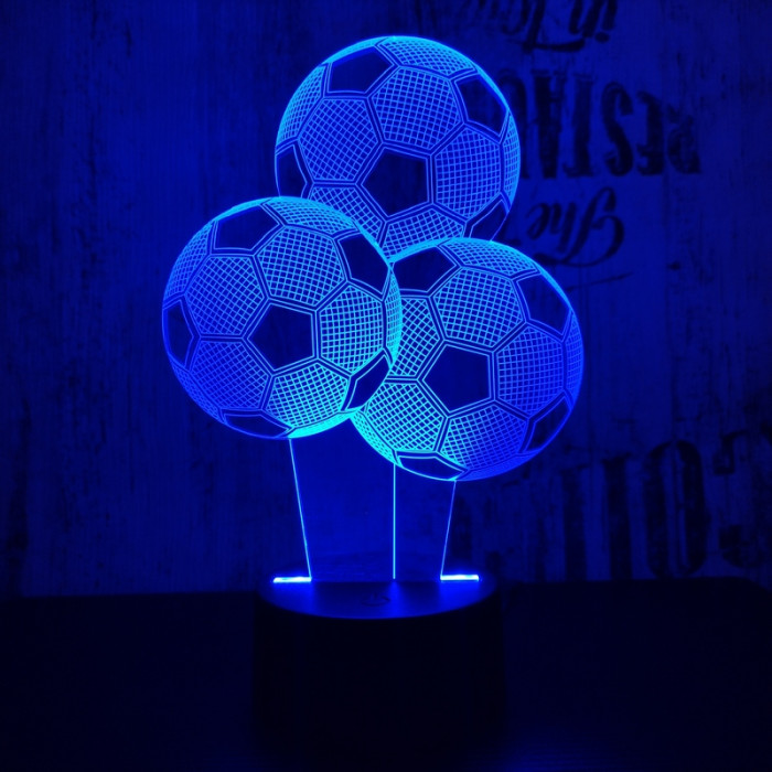 Foci Lufi 7 színű 3D led lámpa