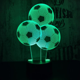 Foci Lufi 7 színű 3D led lámpa