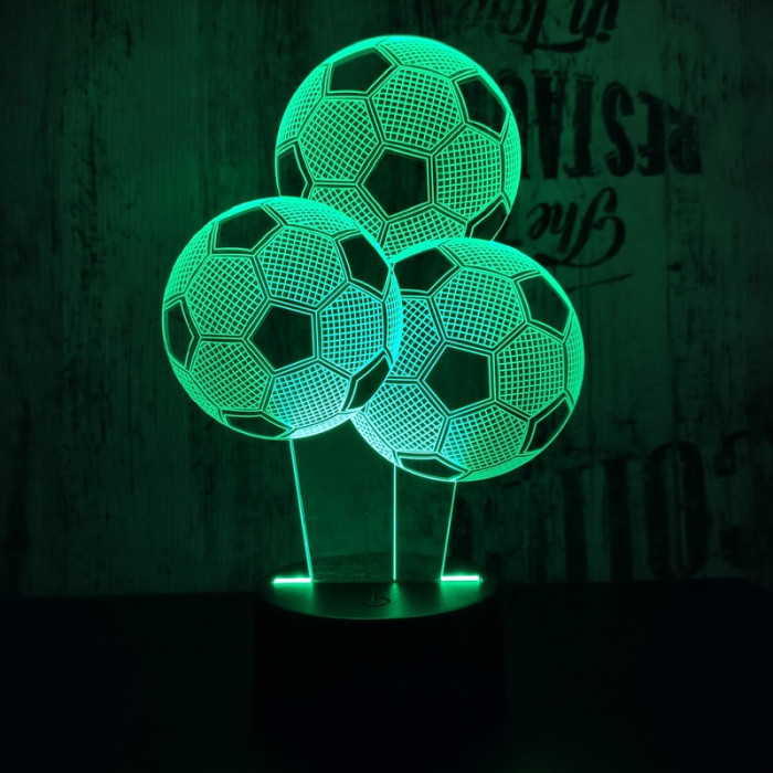 Foci Lufi 7 színű 3D led lámpa