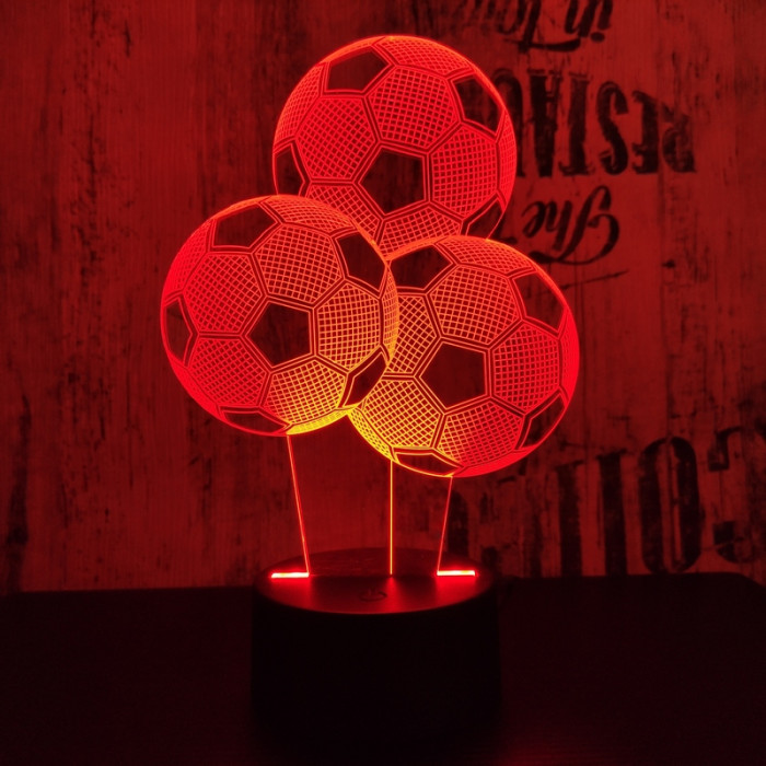 Foci Lufi 7 színű 3D led lámpa