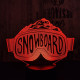 Snowboard  7 színű  3D led lámpa
