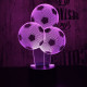 Foci Lufi 7 színű 3D led lámpa
