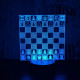 Sakktábla 3D led lámpa