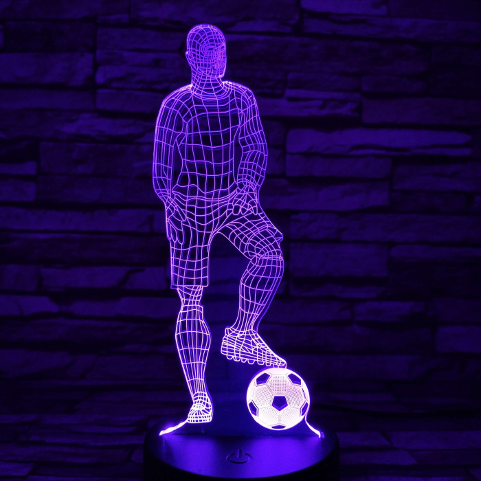 Focista 7 színű 3D led lámpa