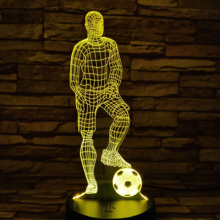 Focista 7 színű 3D led lámpa