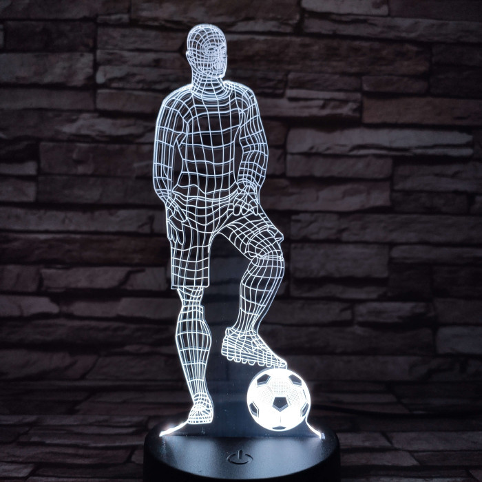 Focista 7 színű 3D led lámpa