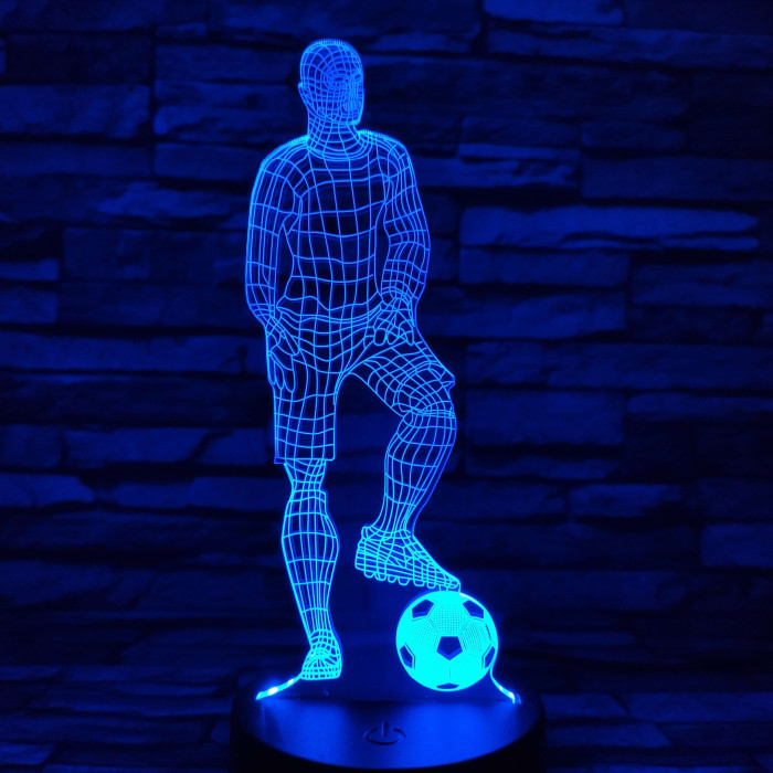 Focista 7 színű 3D led lámpa