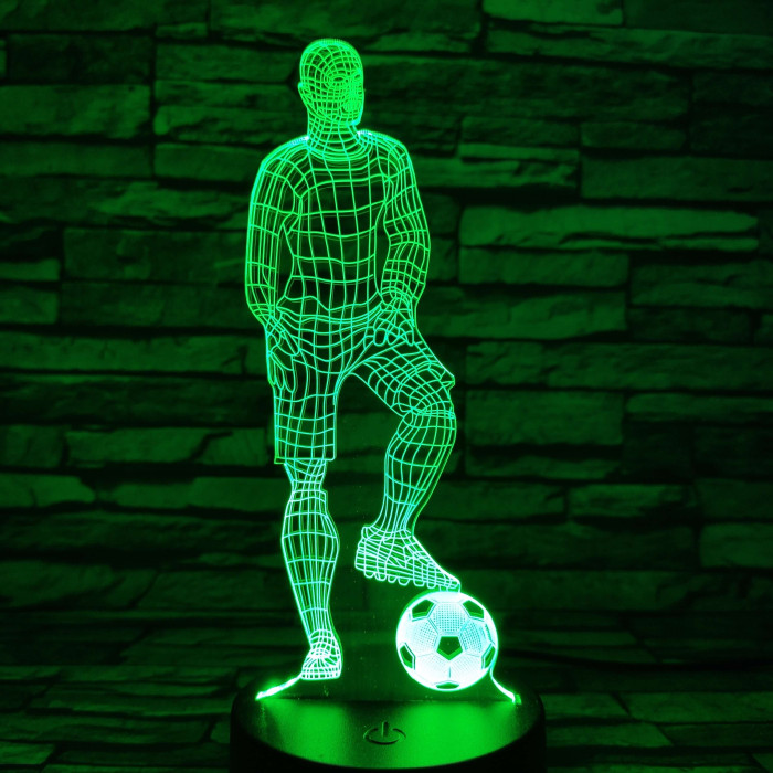 Focista 7 színű 3D led lámpa