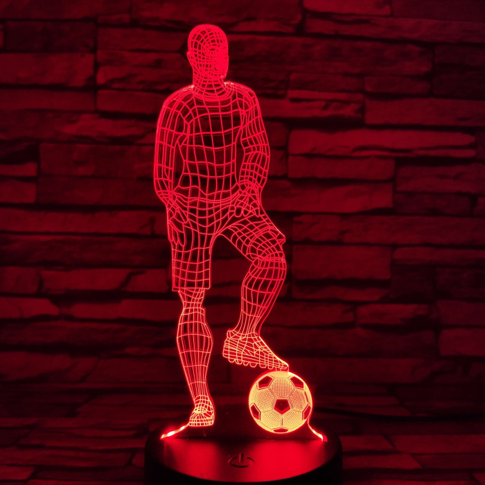 Focista 7 színű 3D led lámpa