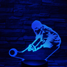 Biliárd 7 színű 3D led lámpa