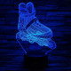 Görkorcsolya 7 színű 3D led lámpa