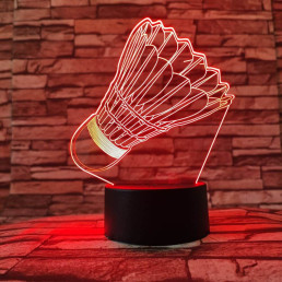 Tollaslabda 3D led lámpa