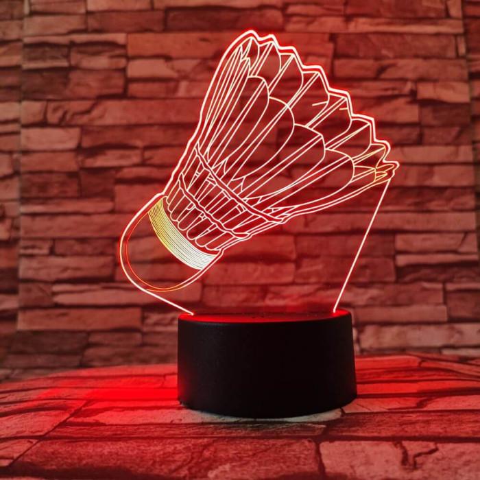 Tollaslabda 3D led lámpa