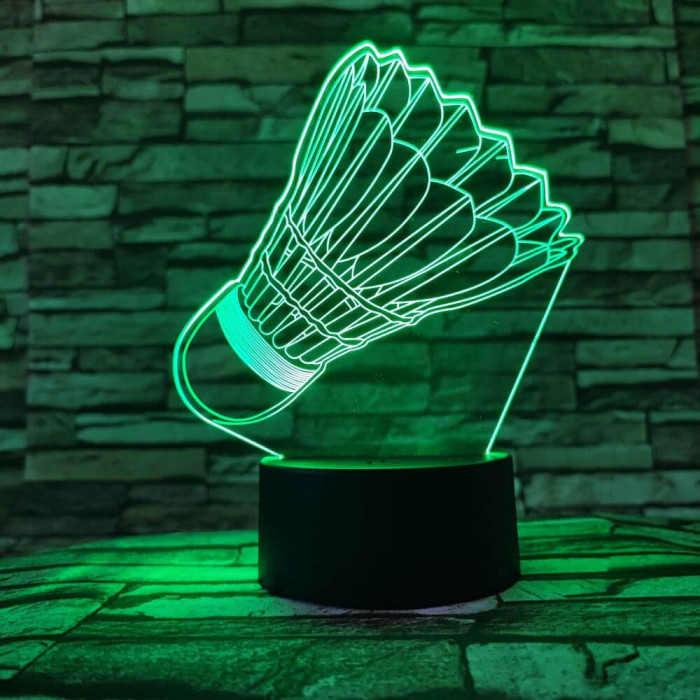 Tollaslabda 3D led lámpa