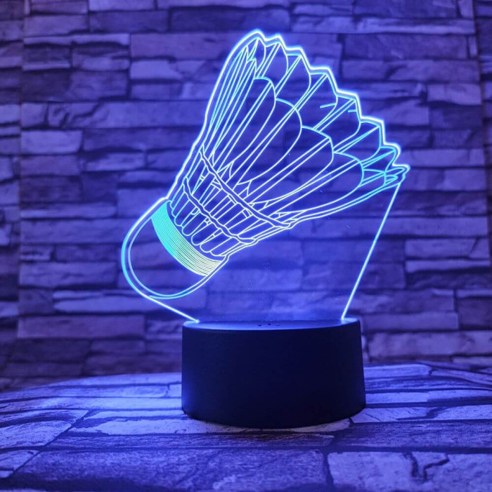 Tollaslabda 3D led lámpa