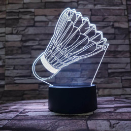 Tollaslabda 3D led lámpa