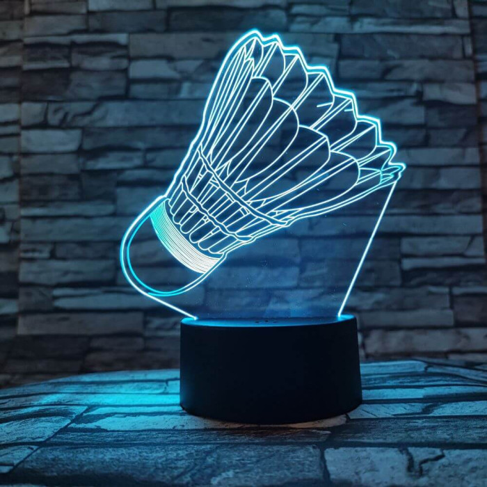 Tollaslabda 3D led lámpa