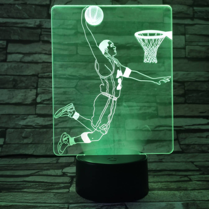 Kosaras 7 színű  3D led lámpa