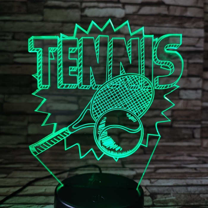 Tenisz játék 3D led lámpa