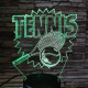 Tenisz játék 3D led lámpa